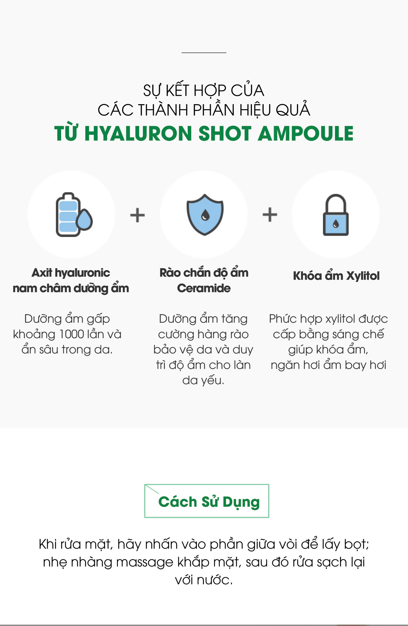 Mô tả Sữa Rửa Mặt Tạo Bọt AMPLE:N Hyaluron Shot Bubble Cleanser 450ml - 6