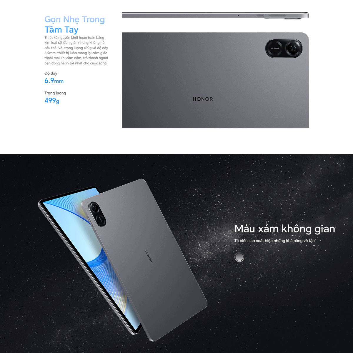 Màn hình lớn 11.5 inch của HONOR Pad X9