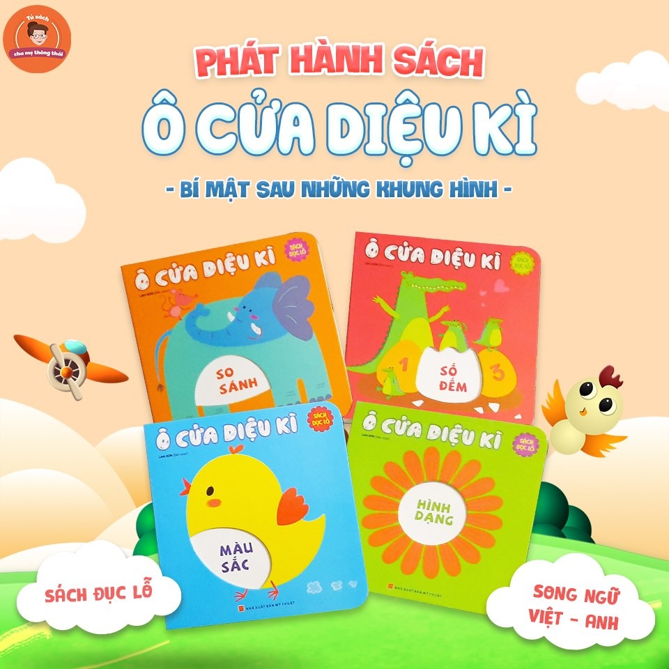 Mô tả Sách: Combo Ô Cửa Diệu Kì - Sách Đục Lỗ - 1