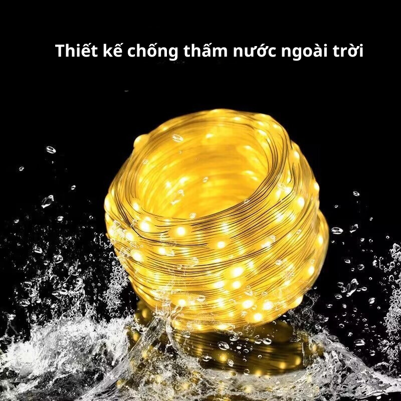 Mô tả Dây Led Trang Trí USB Bluetooth 3M/5M/10M MODI SOLAR Đủ Màu Sắc Trang Trí Ngoài Trời Chống Thấm Nước - 3