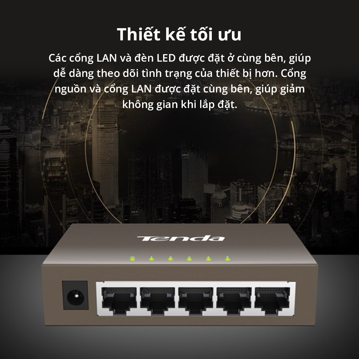 Kích thước Tenda TEG1005D/1016M