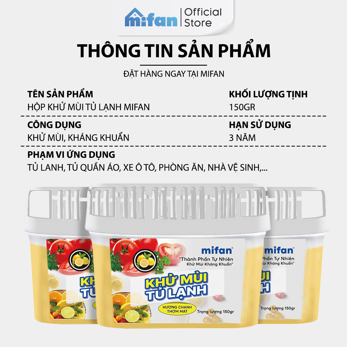 H p Gel Kh M i T L nh H ng Chanh Mifan 150gr Di t Khu n 99 nh 