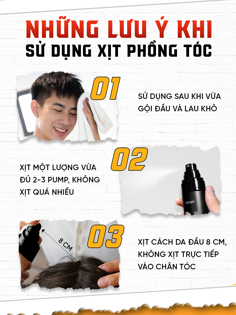 Mô tả Xịt phồng tóc Rhys Man, xịt tạo độ phồng Rhys Speed, giữ nếp tự nhiên, không gây bết tóc 100ml - 3