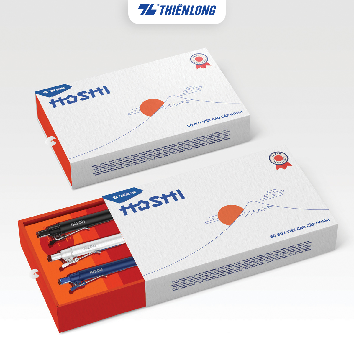 Mô tả Bộ bút gel Hoshi Thiên Long BST-GEL/HS - Công nghệ Nhật Bản - Mực xanh - 1
