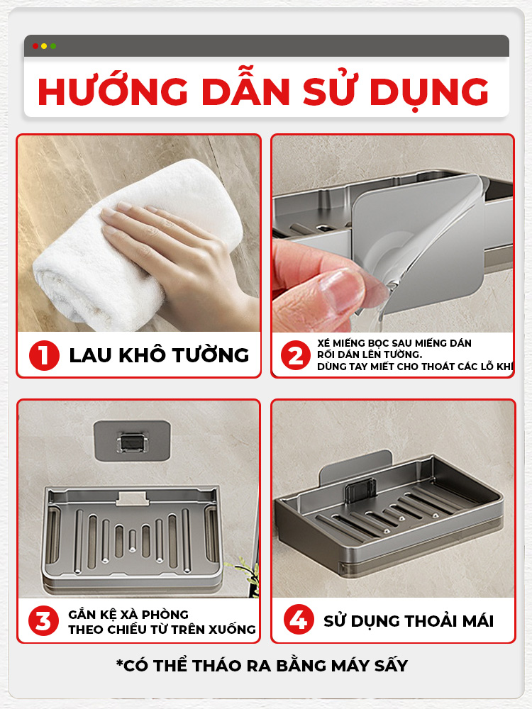 Đóng gói Khay xà phòng Enomax