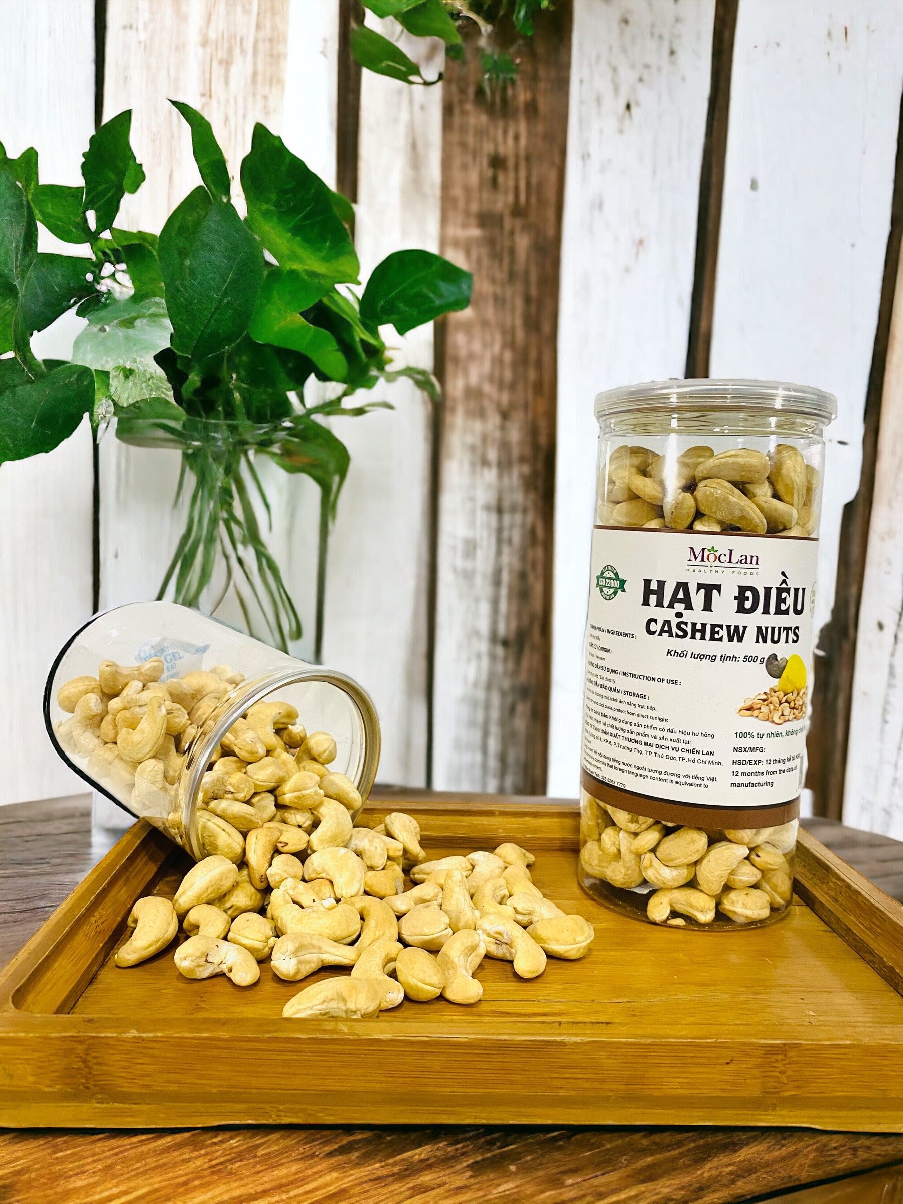 Mô tả Hạt điều tách vỏ sấy giòn, nguyên hạt Bình Phước thơm ngon loại 1 MộcLan HEALTHY FOODS - 250G, 500G - 7