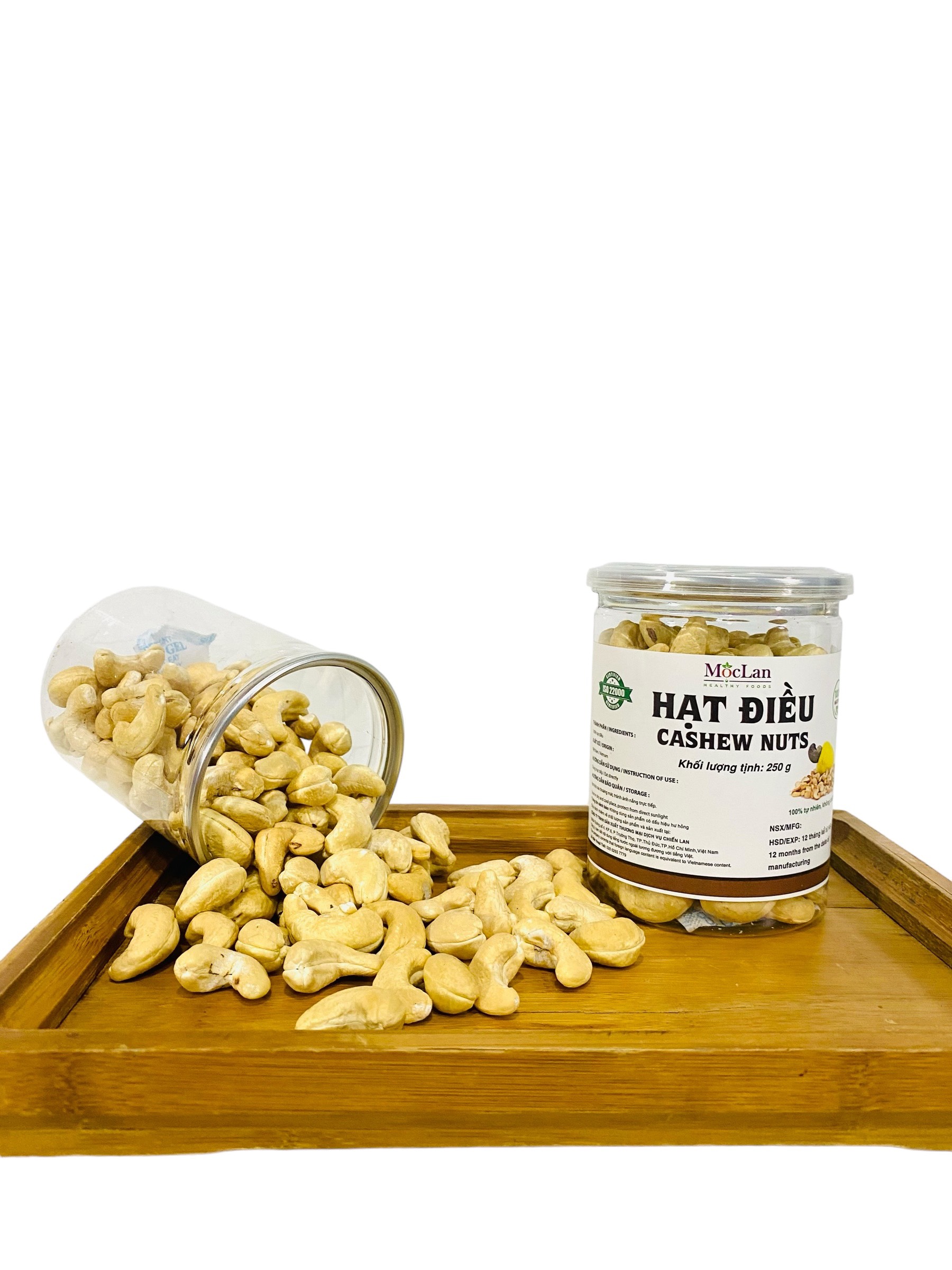 Mô tả Hạt điều tách vỏ sấy giòn, nguyên hạt Bình Phước thơm ngon loại 1 MộcLan HEALTHY FOODS - 250G, 500G - 9