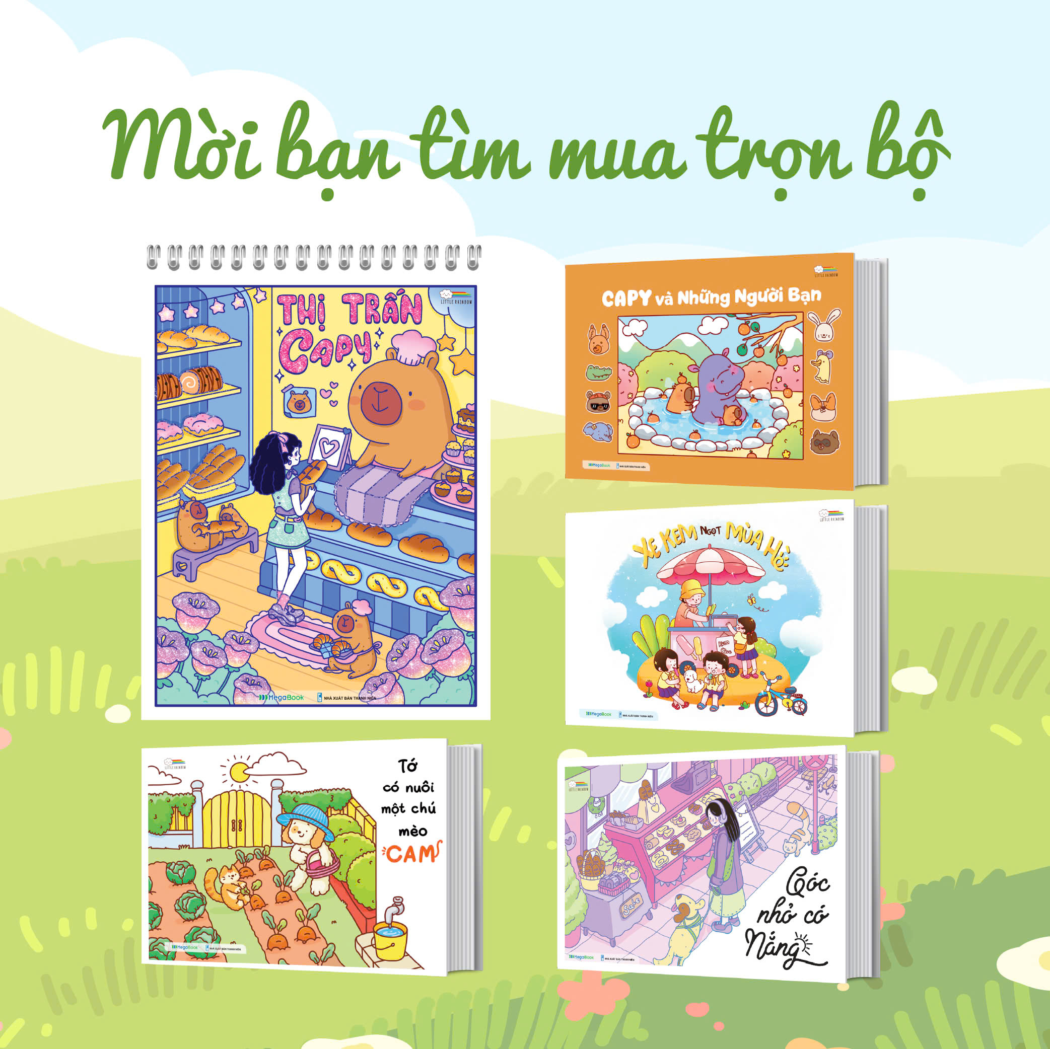 Mô tả Sách tô màu Thị trấn Capy - 7