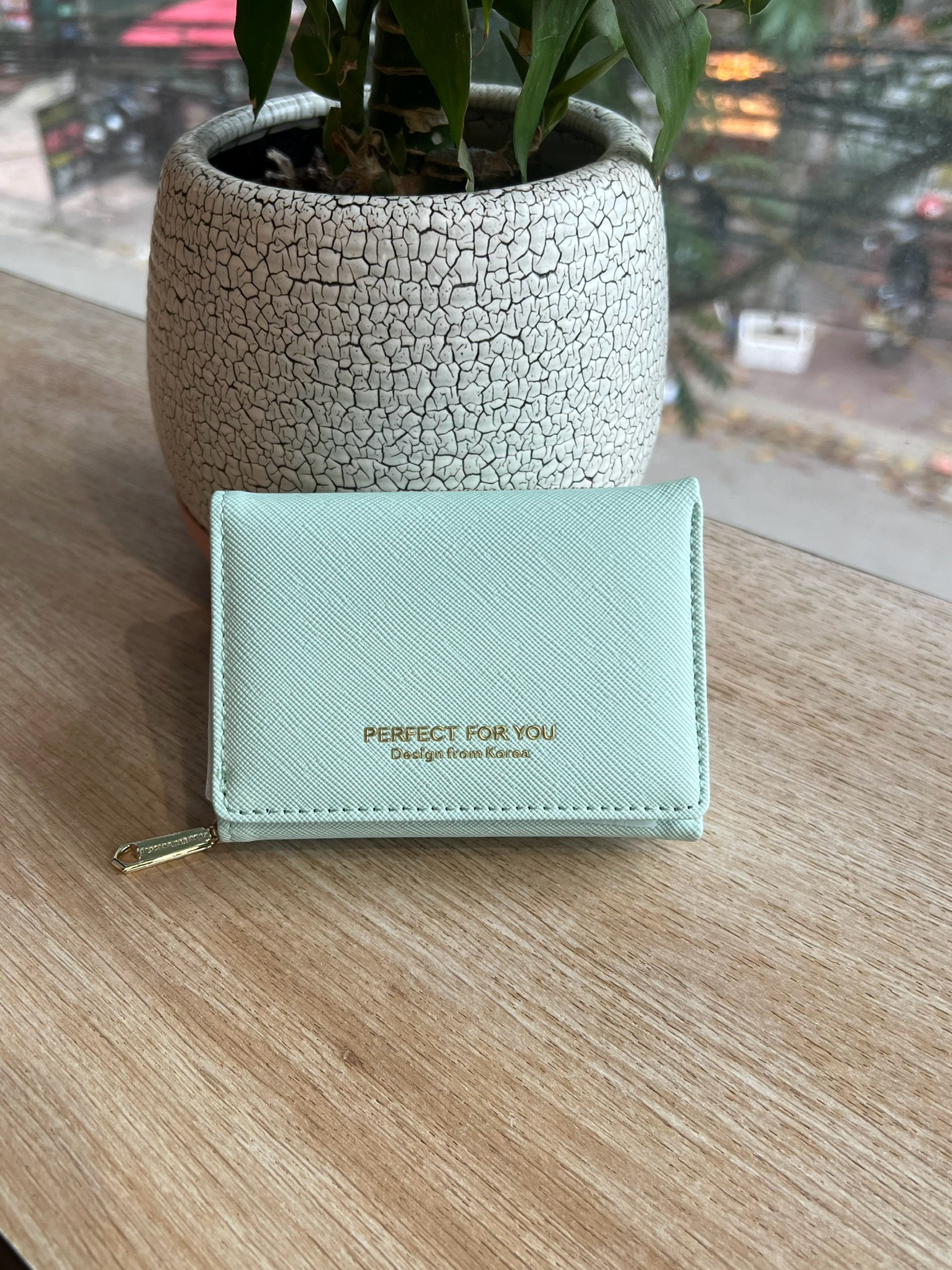 Ví Nữ Mini Cầm Tay PERFECT FOR YOU PFY04 Đen