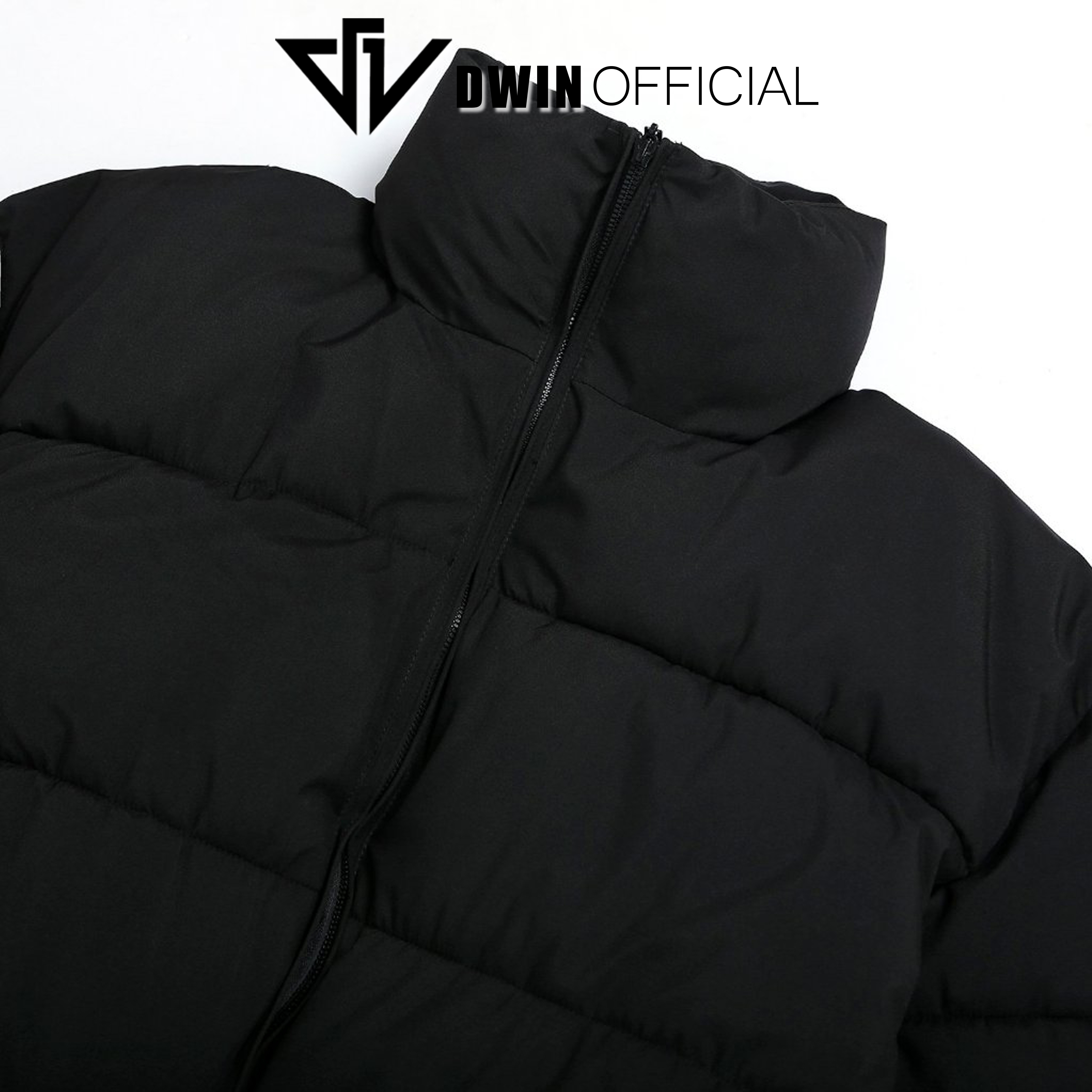 Mô tả Áo khoác phao boxy nam nữ DWIN local brand dáng lửng cổ cao unisex trần bông dày dặn siêu ấm - 9