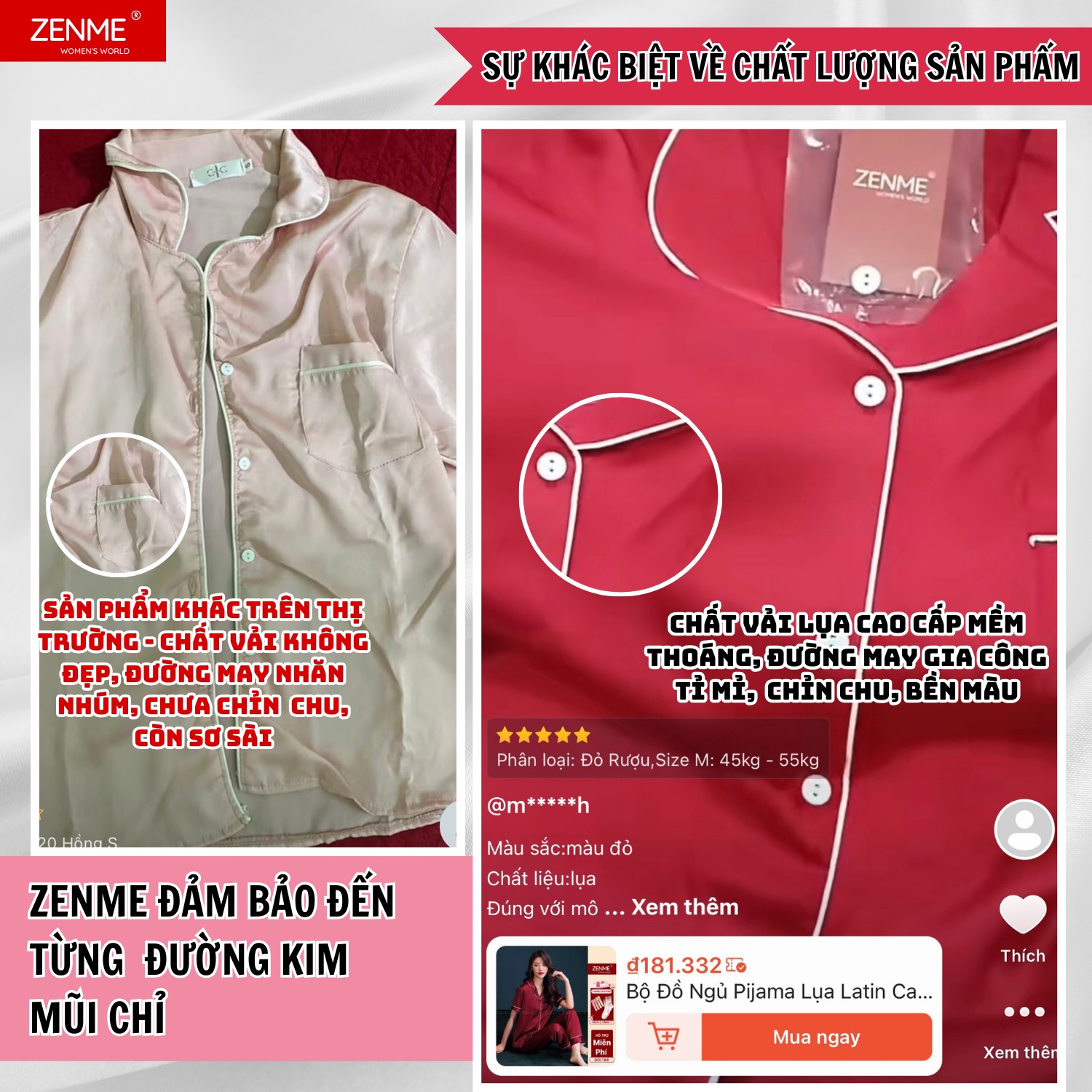 Bộ Đồ Ngủ Cao Cấp ZENME