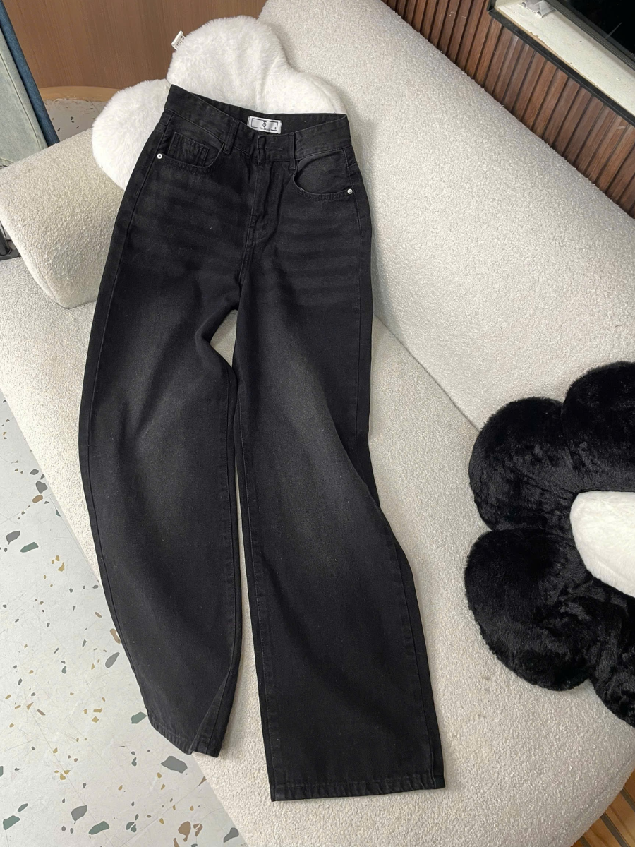 Mô tả Quần jean ống rộng nữ WASH màu cao cấp TiQi Jeans B2-320 - 3