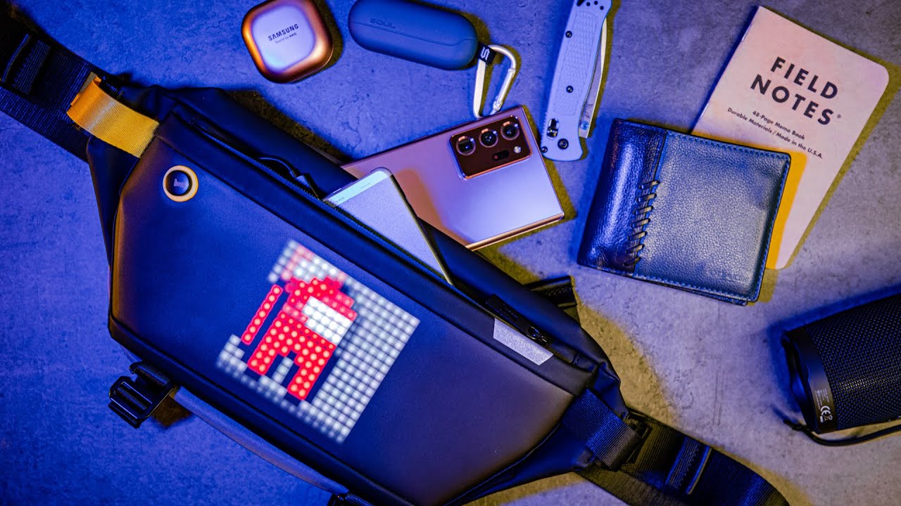 Mô tả Túi đeo chéo nam nữ Divoom Pixoo Slingbag, màn hình Led pixel art, tích hợp app Divoom, nhập và hiển thị tin nhắn - 4