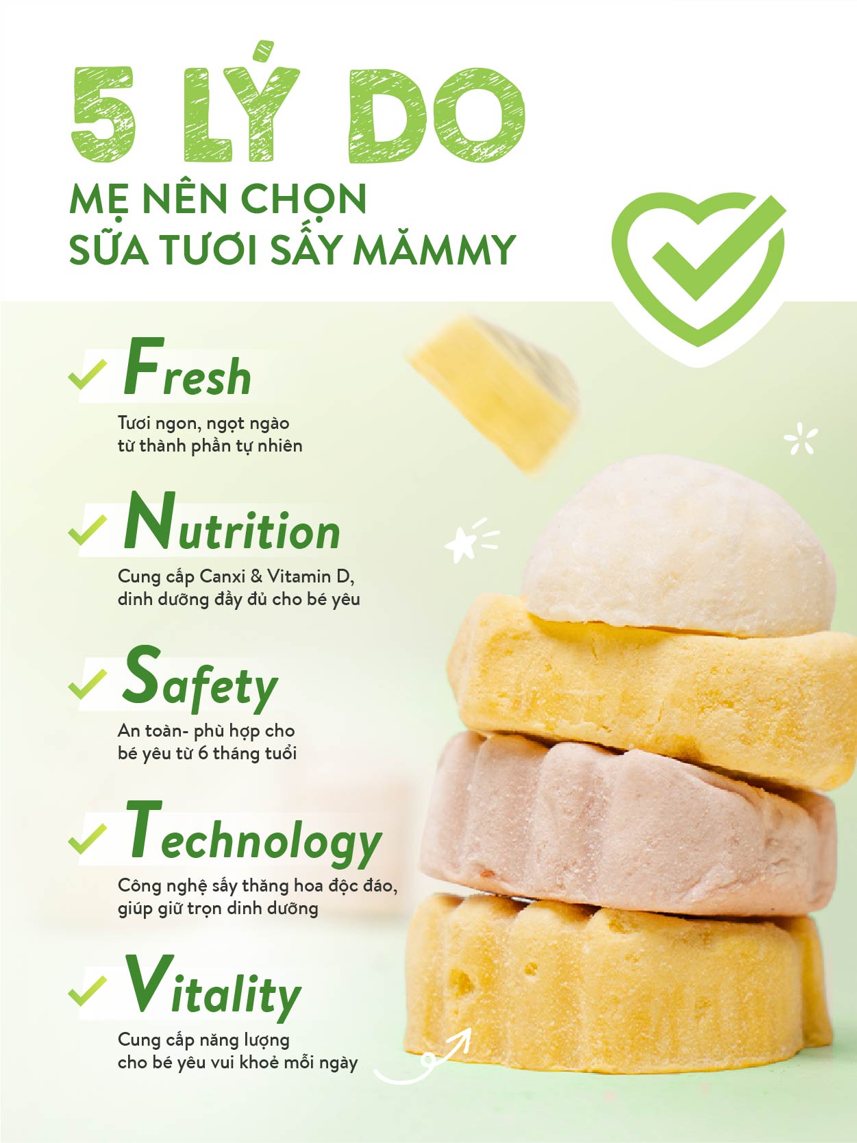 Sữa tươi sấy đám mây Mămmy vị chuối