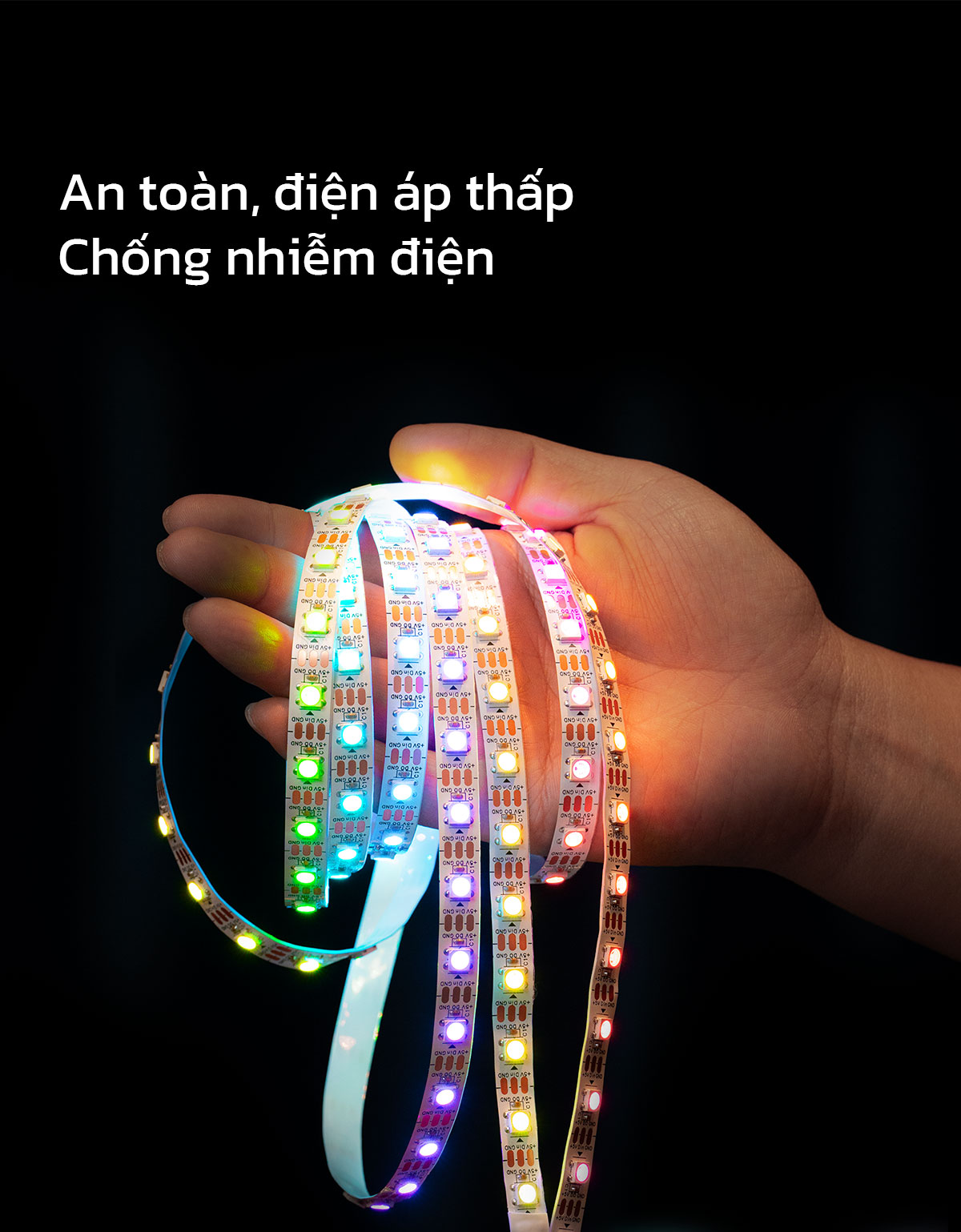 Mô tả Dây Led Trang Trí USB Bluetooth 3M/5M/10M MODI SOLAR Đủ Màu Sắc Trang Trí Ngoài Trời Chống Thấm Nước - 8