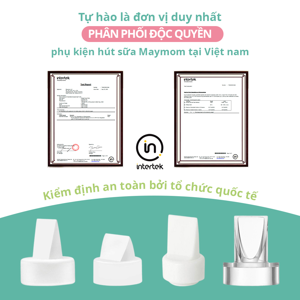 Mô tả Van chân không máy hút sữa, sản xuất bởi Maymom | Tương thích máy Spectra, Unimom, Avent - 10