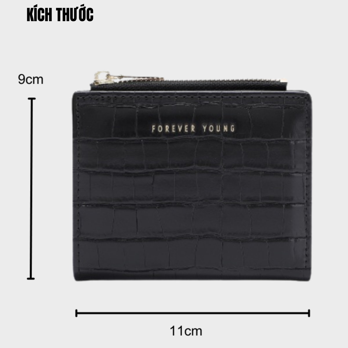 Mô tả Ví Nữ Mini Cầm Tay PERFECT FOR YOU Đựng Tiền Nhiều Ngăn Vân Ra Rắn Cao Cấp Cực Đẹp Giá Rẻ PFY26 - 5