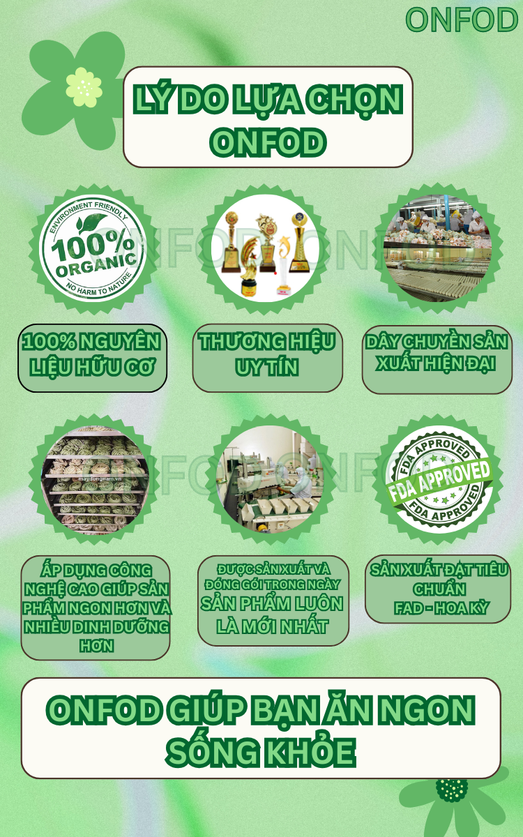 Mô tả Các loại hạt dinh dưỡng sấy chín ONFOD hạt điều rang muối óc chó hạnh nhân macca yến mạch hạt bí hạt thông - 12