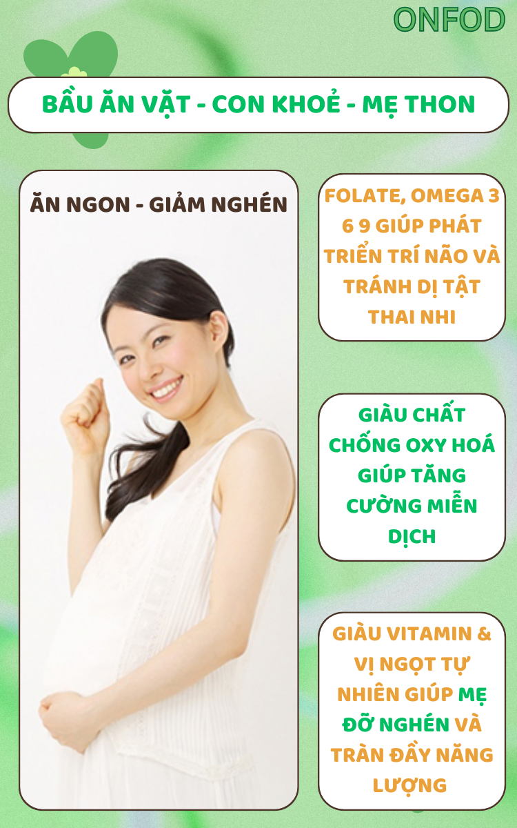 Mô tả Các loại hạt dinh dưỡng sấy chín ONFOD hạt điều rang muối óc chó hạnh nhân macca yến mạch hạt bí hạt thông - 4