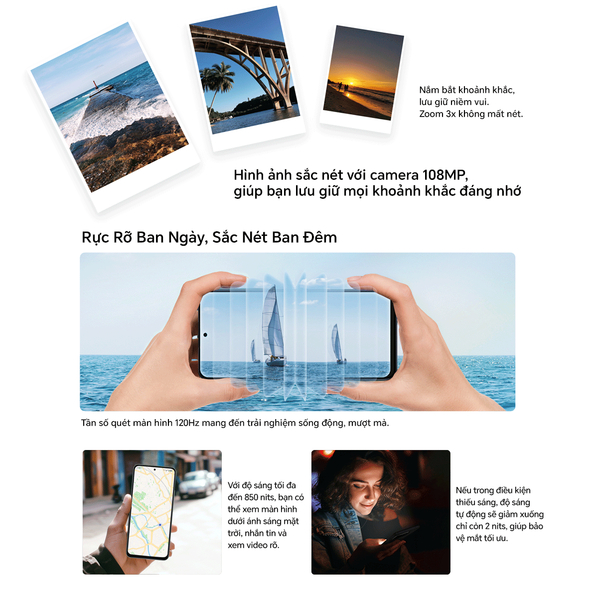 Mô tả Điện thoại di động HONOR X7c 8GB + 256GB | Pin 6000mAh | Camera 108MP| Loa kép | Kháng nước IP64 - 5