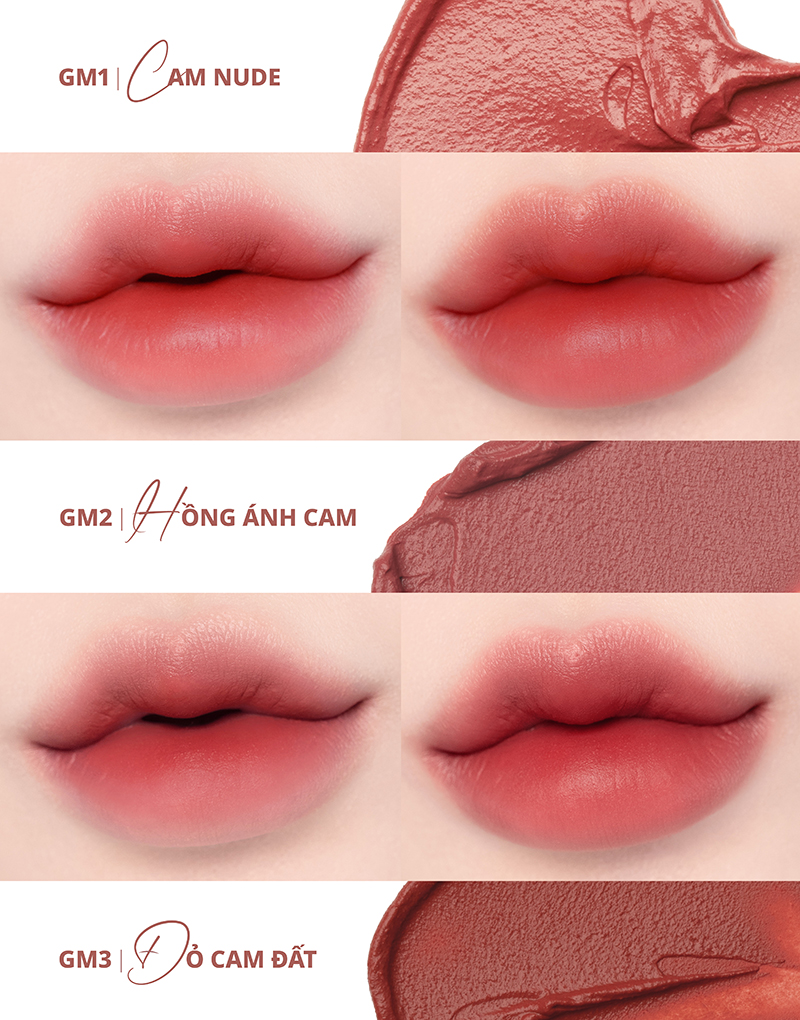 Merzy The Glam Mellow Tint GM5 Fearless Red