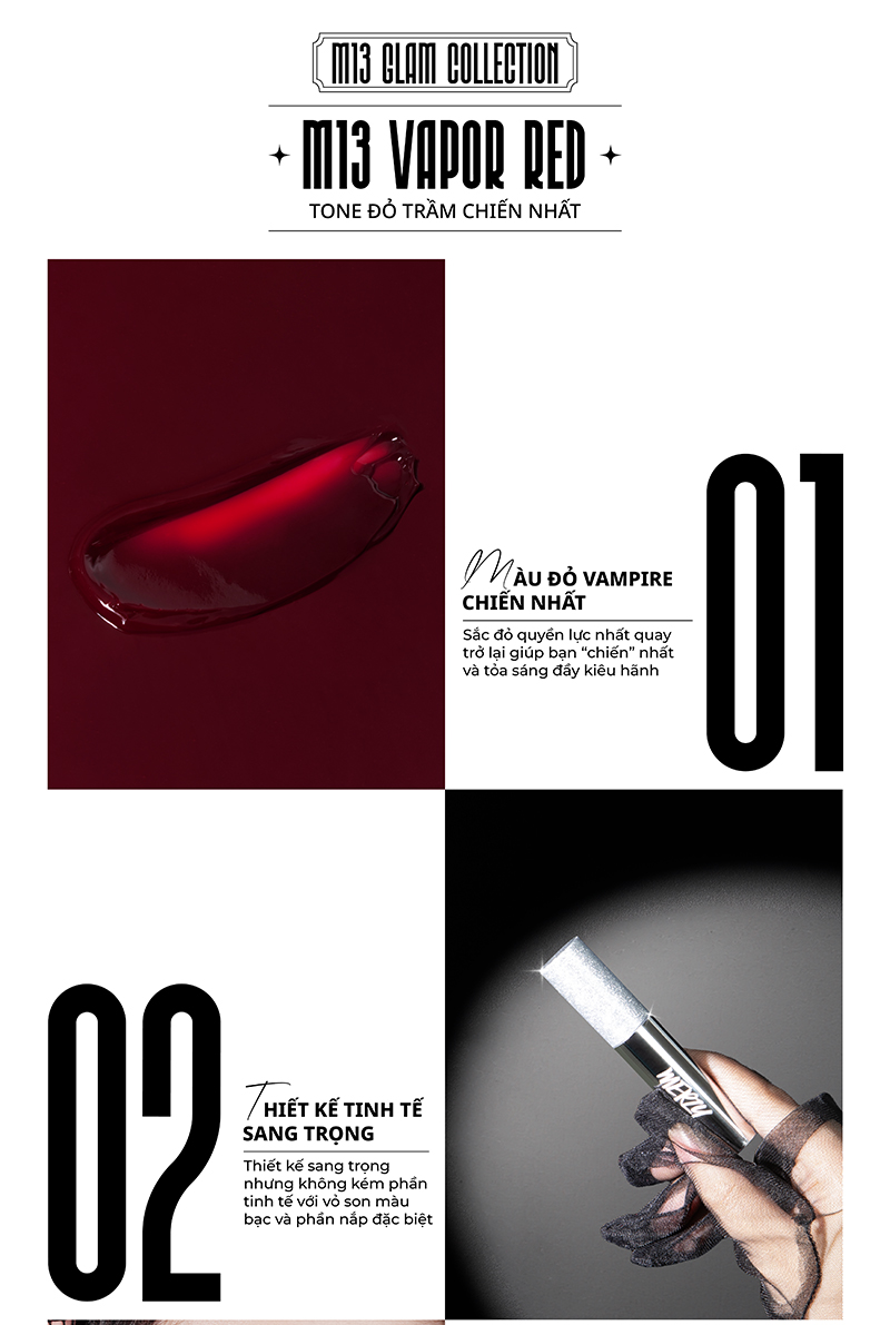 Mô tả Son Kem Lì Hàn Quốc Mịn Mướt, Tôn Da Merzy Noir In The Mellow Tint 4g - 2
