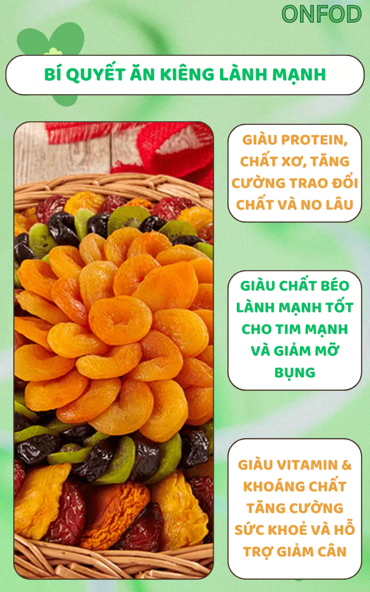 Đồ ăn vặt healthy giảm cân
