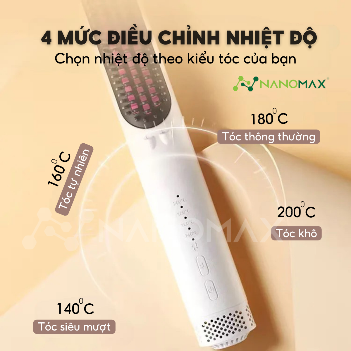 Lược điện Nanomax tạo kiểu