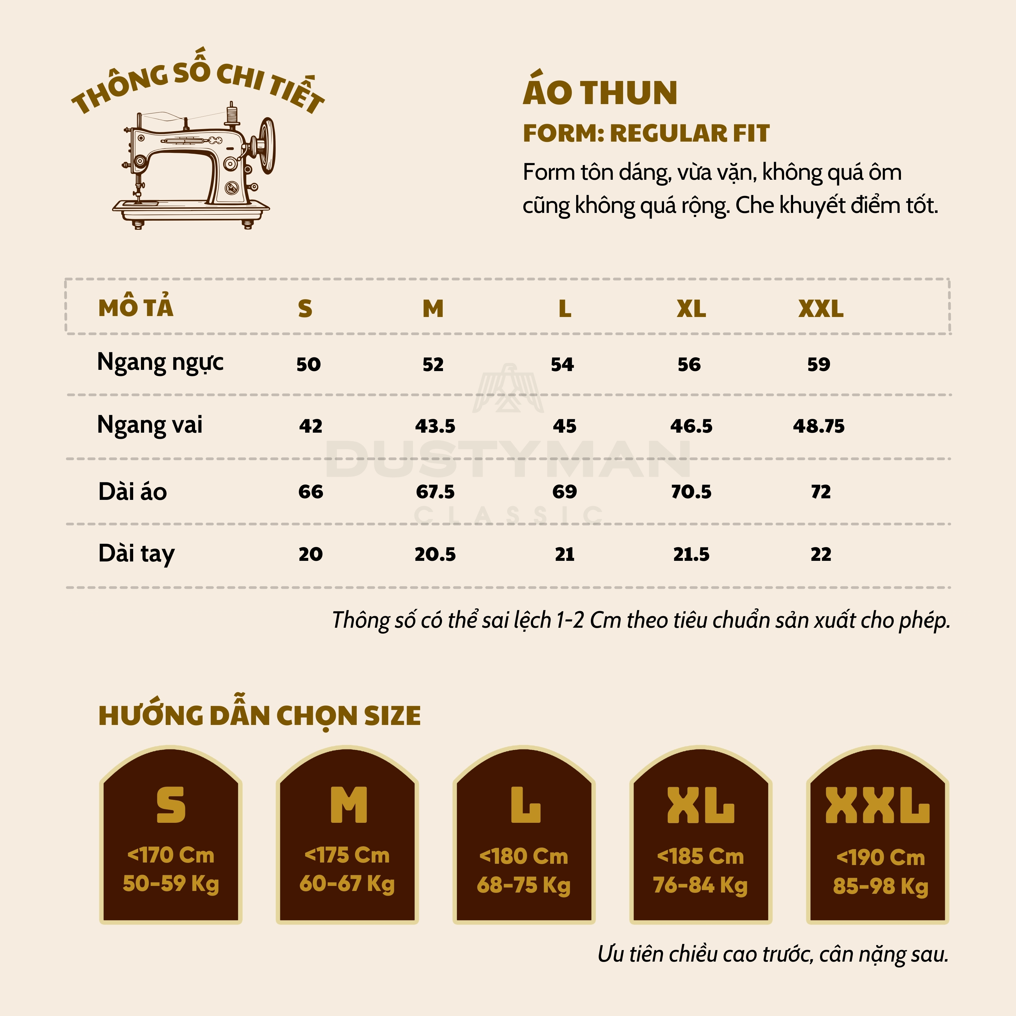 Mô tả Áo Thun Nam Motorcycle Dustyman, Vải 100% Cotton Cao Cấp,Hình In Cổ Điển,Form Regular Fit - 3