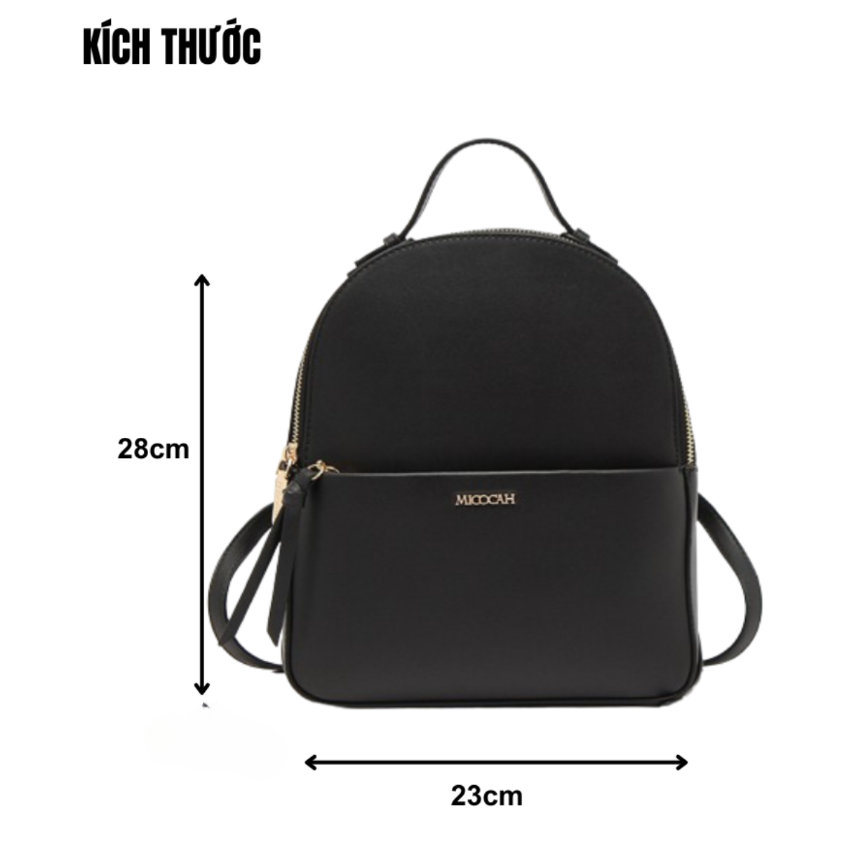 Mô tả Balo Nữ Mini Thời Trang MICOCAH Đi Học Đi Chơi Phong Cách Hàn Quốc Sang Chảnh MC19 (KÈM HỘP) - 5