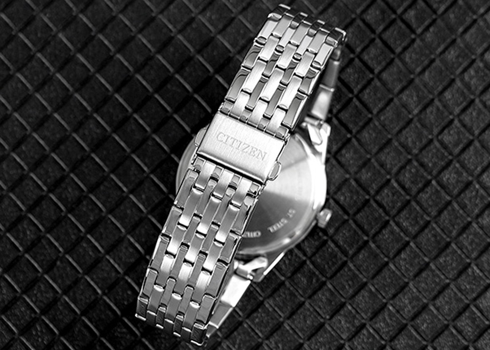 Mô tả Đồng Hồ Nam Citizen Pin-Quartz Dây Thép Không Gỉ BI5000-87E - Mặt Đen (39mm) - 2