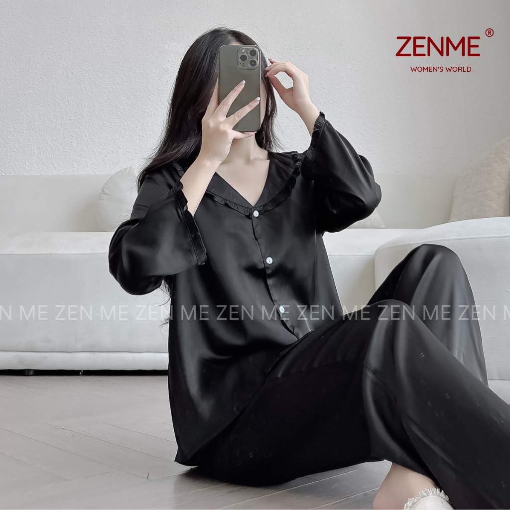 Đồ ngủ lụa Zen Me PJB1024 form rộng