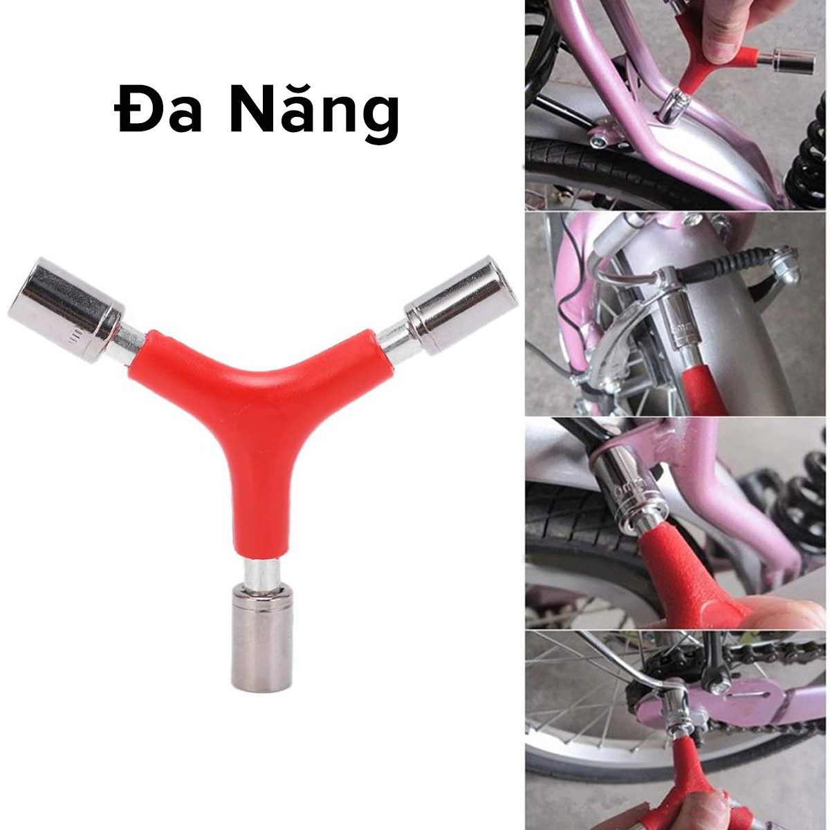 Mô tả Combo Tua Vít Lục Giác 4/5/6mm + Cờ Lê Tuýp Khẩu 8/9/10mm Chữ Y Sửa Chữa Xe Đạp Vặn Ốc Bu Lông Đa Năng Amalife - 5