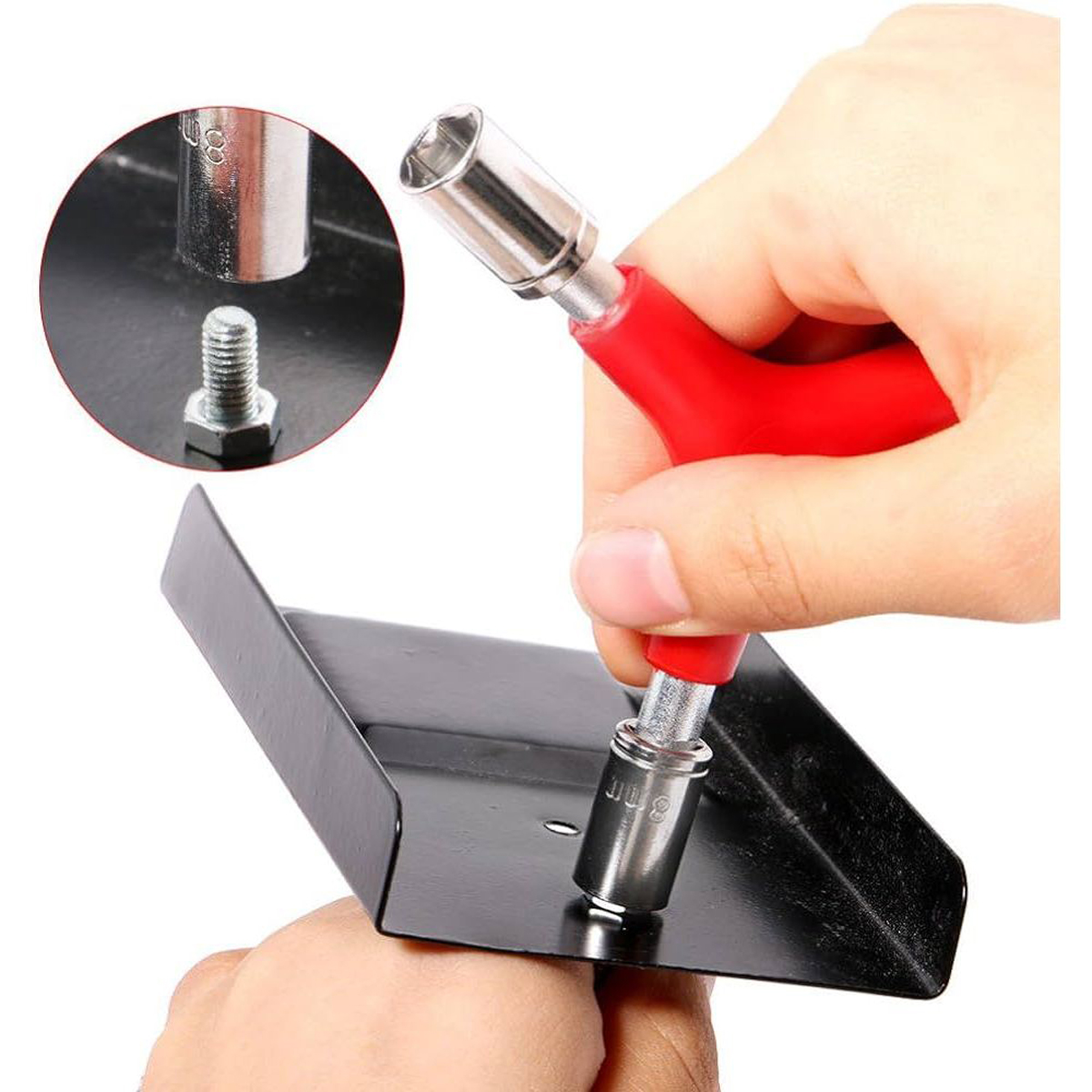 Mô tả Combo Tua Vít Lục Giác 4/5/6mm + Cờ Lê Tuýp Khẩu 8/9/10mm Chữ Y Sửa Chữa Xe Đạp Vặn Ốc Bu Lông Đa Năng Amalife - 7