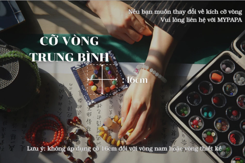 Vòng Tay Mã Não Thạch Nho Xanh Brazil MYPAPA