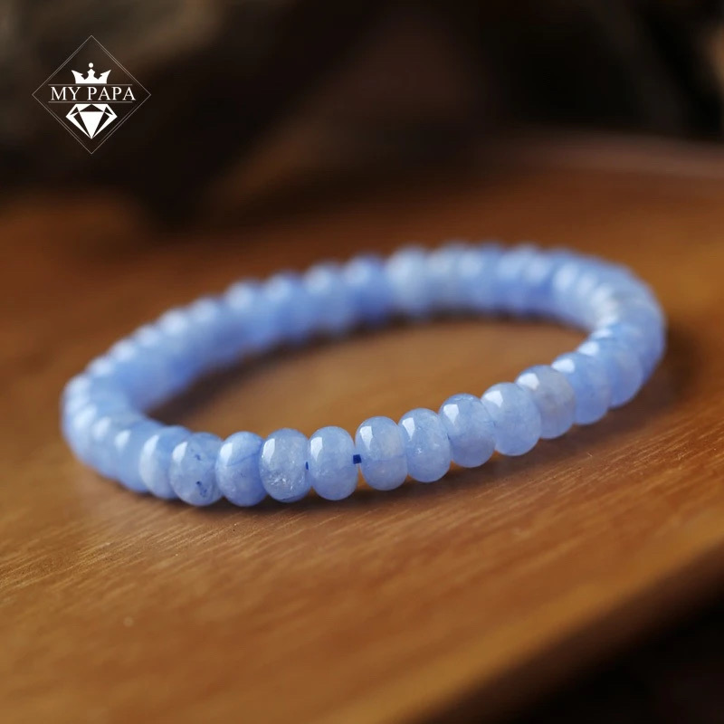 Mô tả Vòng Tay Đá Quartzite Blue Dream Pakistan MYPAPA - 6