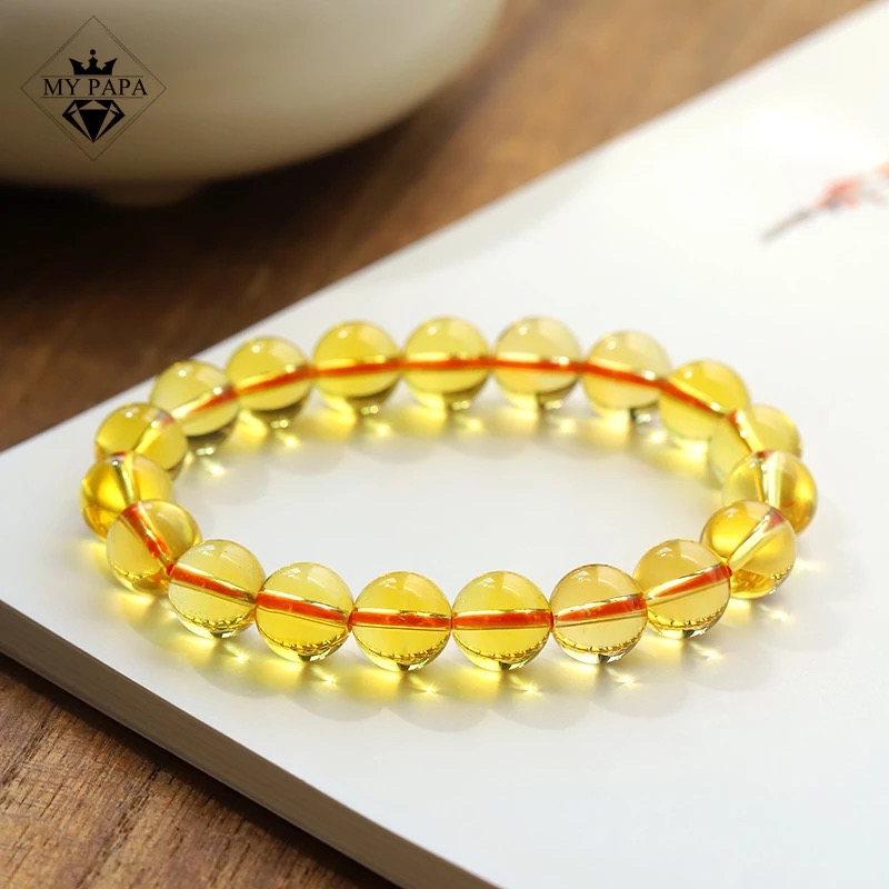Mô tả Vòng Tay Citrine T.A Vàng Brazil MYPAPA - Thu Hút Tài Lộc - 2