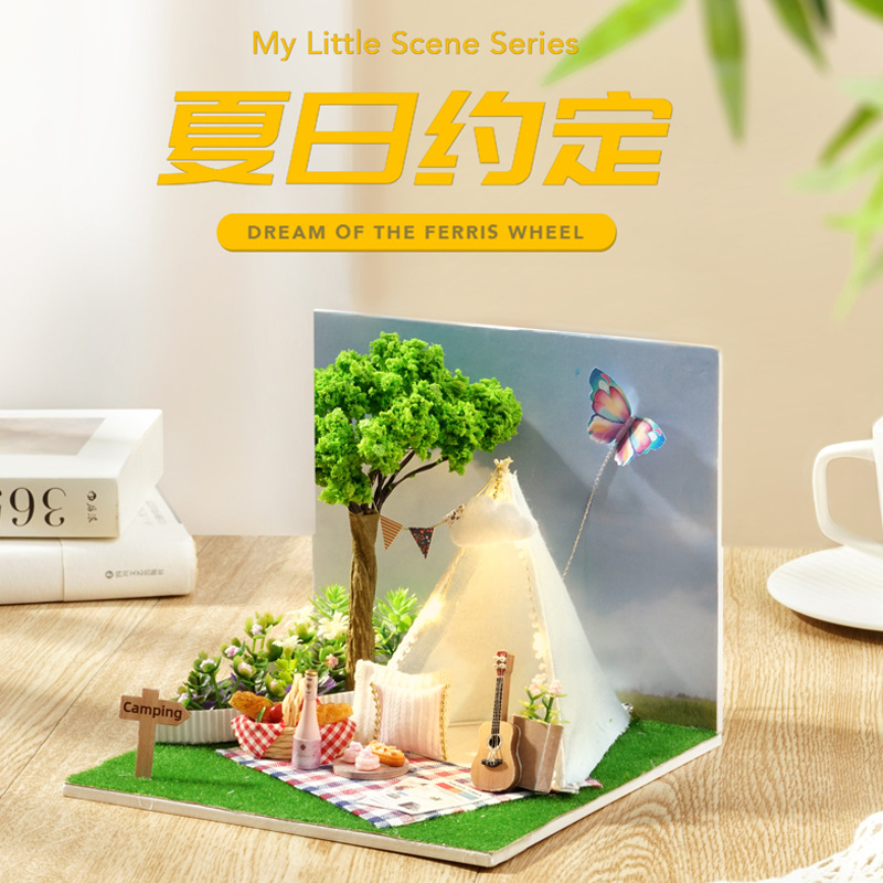 Mô tả Mô hình nhà búp bê Hãng CUTEROOM diy doll house miniature - 1