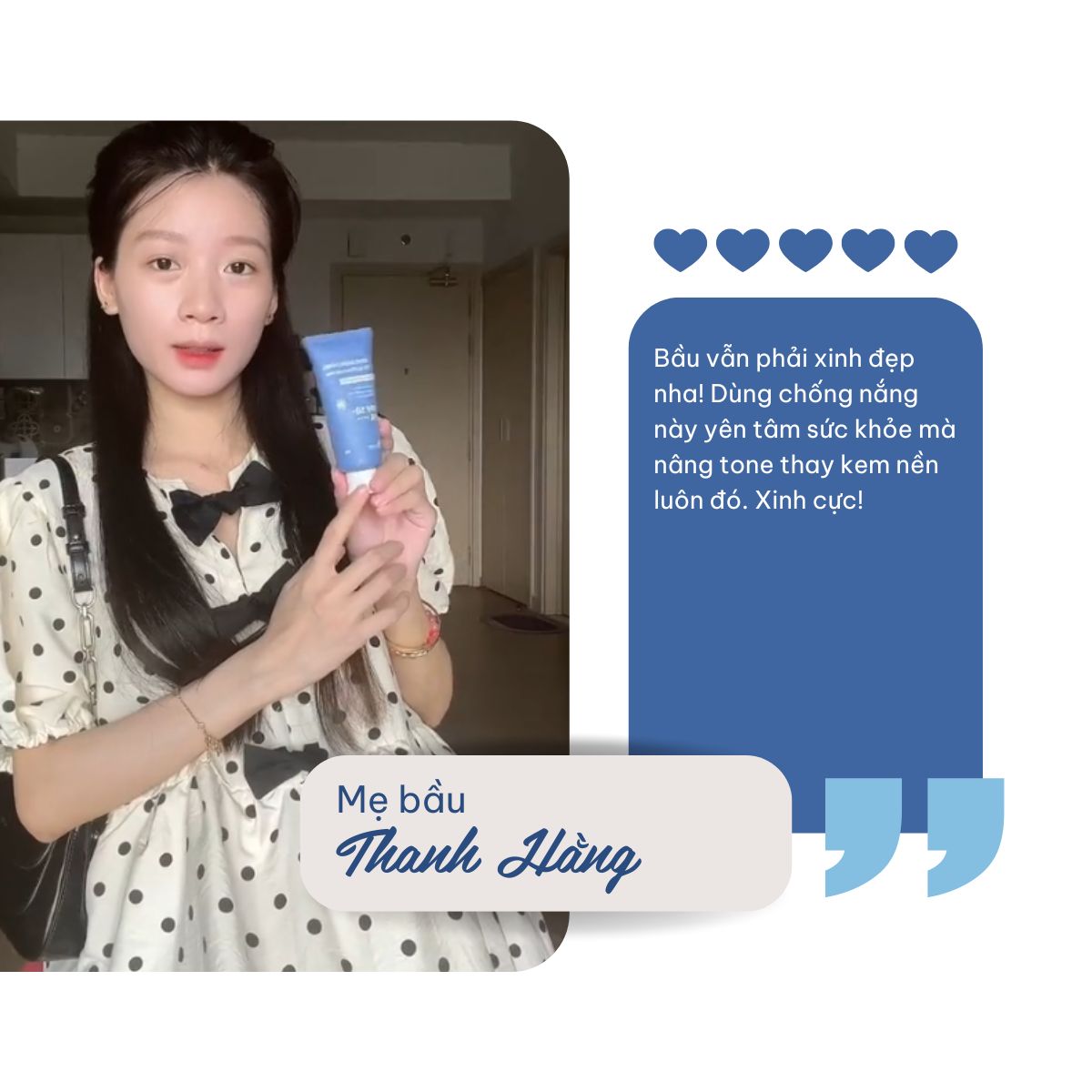 Mô tả Kem Chống Nắng Vật Lý Tone Up SPF50+ PA++++ Tone Up An Toàn Cho Da Nhạy Cảm Bà Bầu Trẻ Em Cỏ Mềm 60g - 12