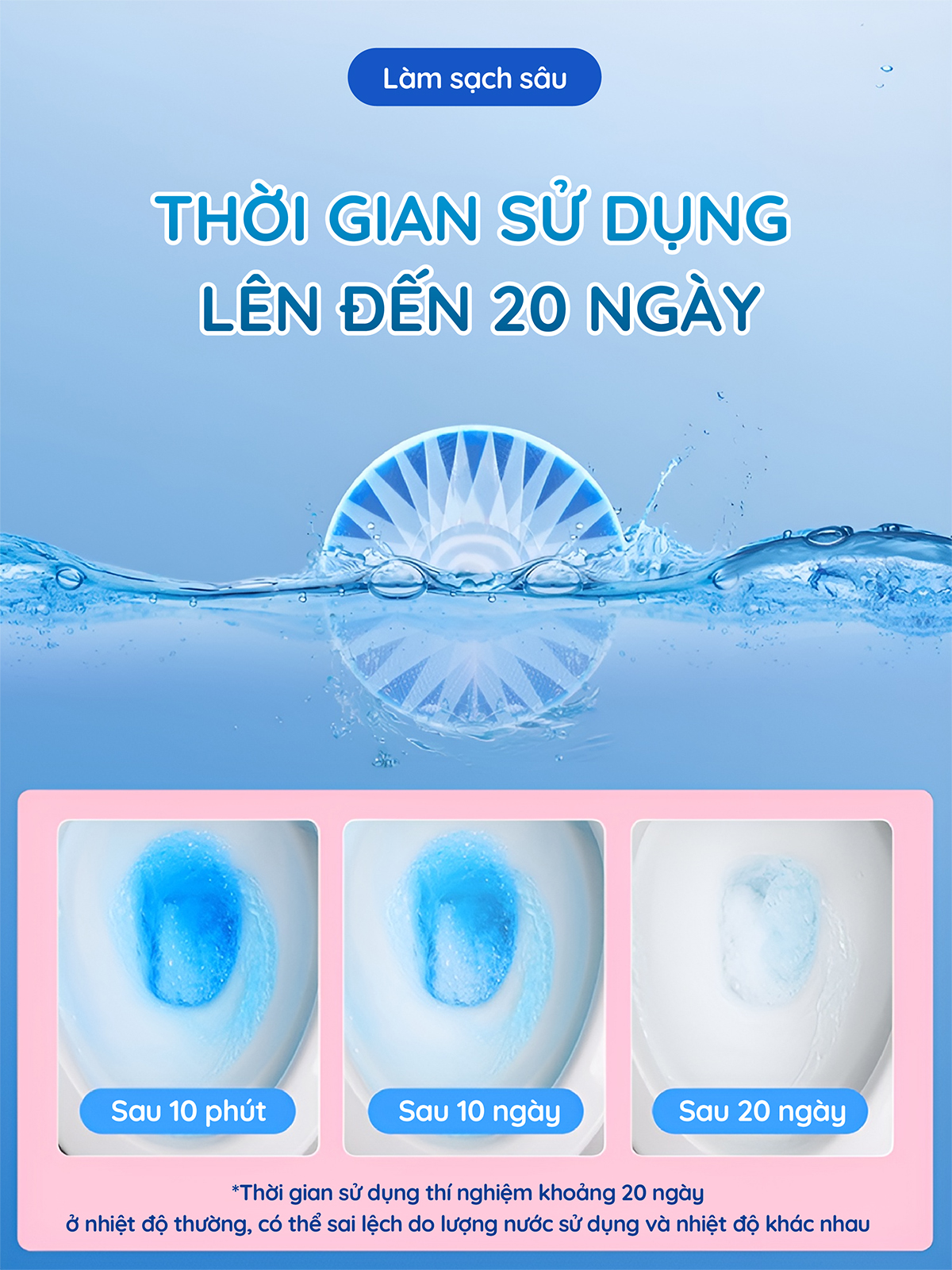 Mô tả Viên sạch bồn cầu CleanZ chai thả bồn cầu sạch khuẩn tẩy sạch mảng bám khử mùi diệt vi khuẩn toilet - 4