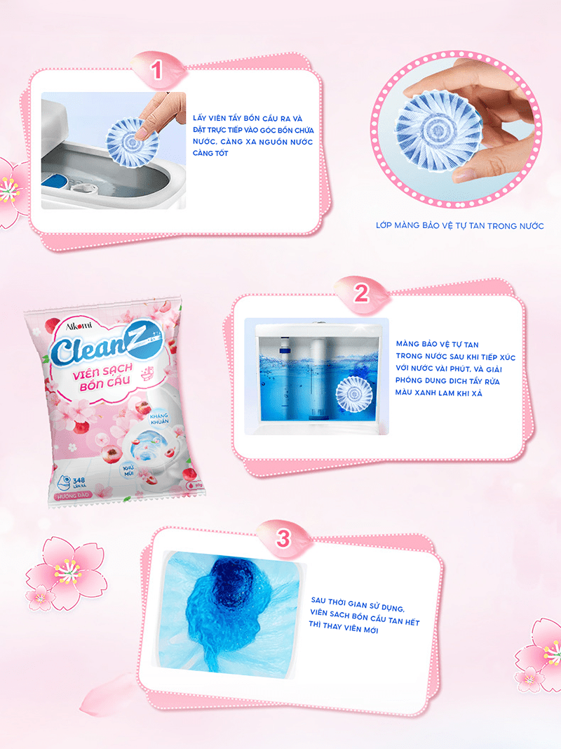 Bao bì tiện lợi của CleanZ