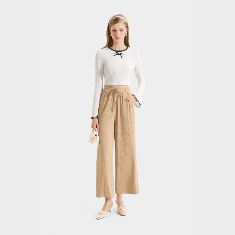 Mô tả Quần Thun Dài Nữ MARC FASHION Ống Suông - CBNH063724 - 1