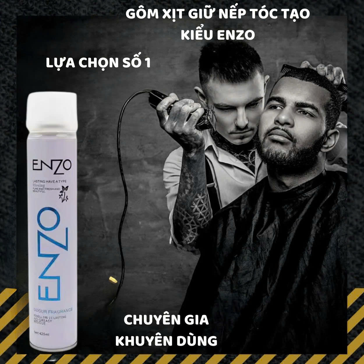 Mô tả Gôm xịt tóc nam nữ ENZO 420ML tạo kiểu giữ nếp tóc lâu hương thơm dịu nhẹ, an toàn cho tóc - 3