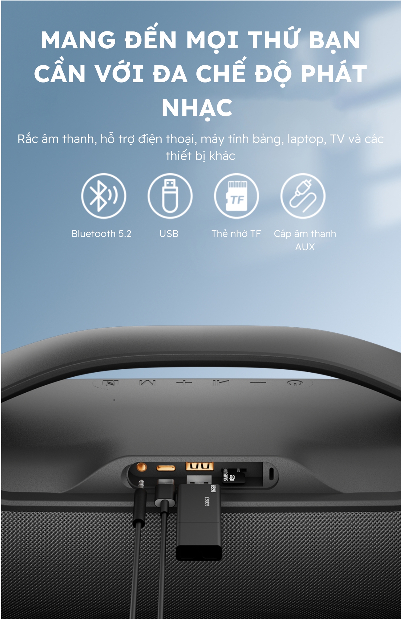 Loa Bluetooth SODLK T300 - Hình ảnh 6