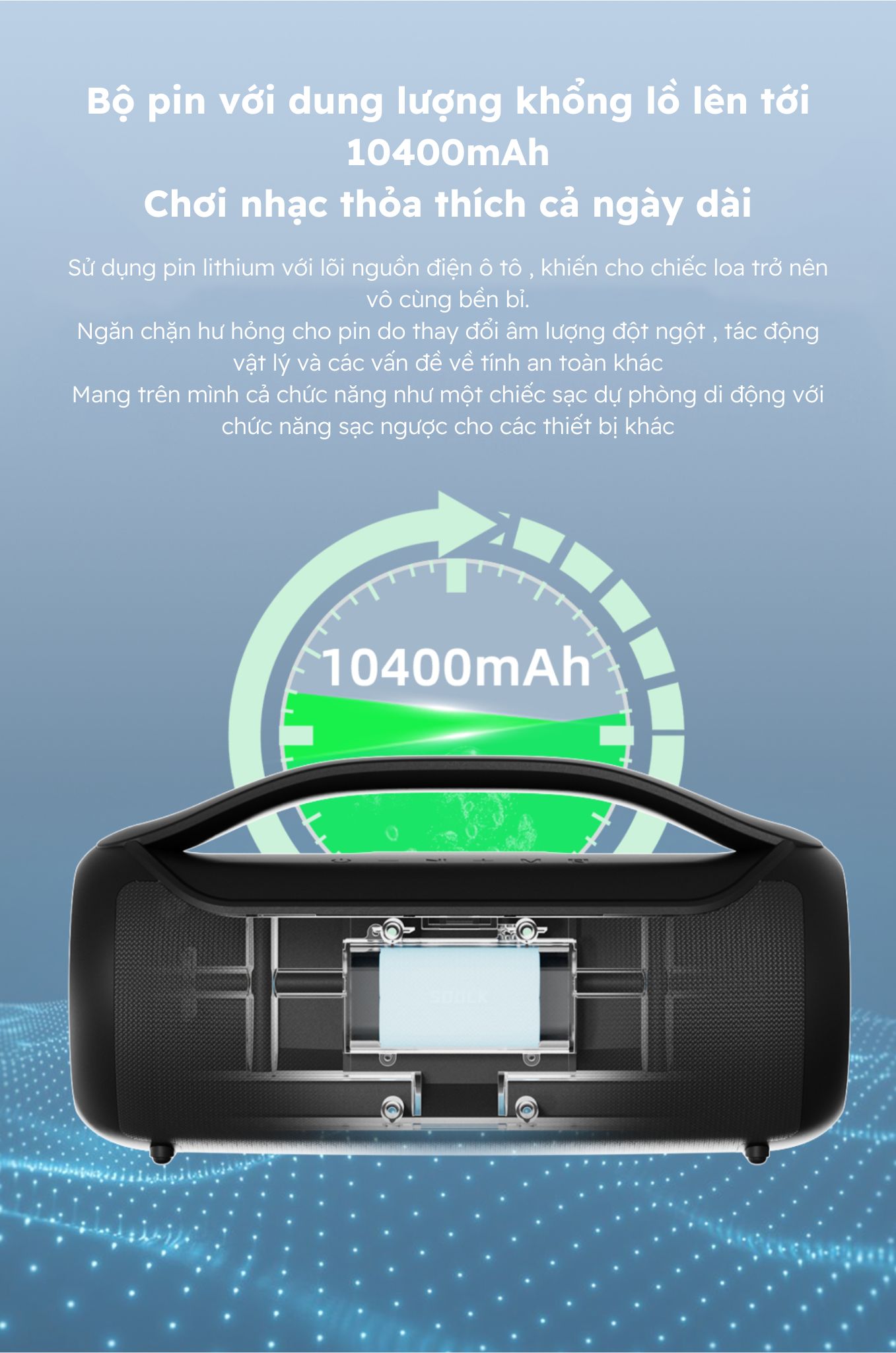 Loa Bluetooth SODLK T300 - Hình ảnh 8