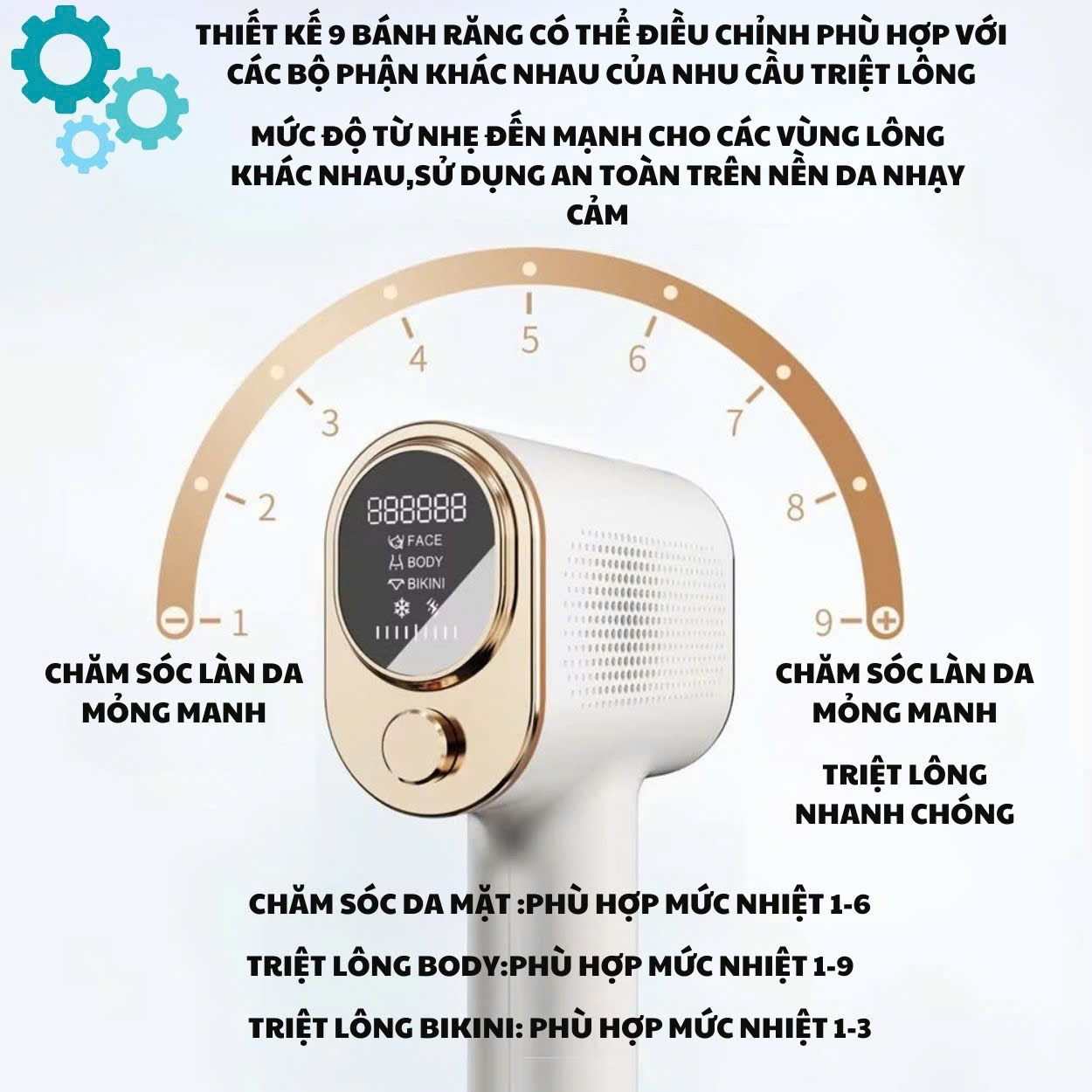 Mô tả Máy triệt lông ENZO cao cấp, công nghệ IPL giảm thâm trẻ hóa da, triệt lạnh ICE, Bảo Hành 10 Năm - 1