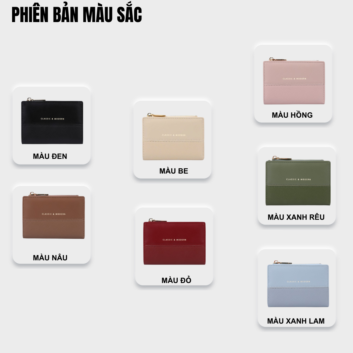 Ví nữ mini TAILIAN TL76 nhiều màu sắc