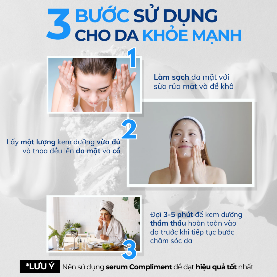 Mô tả Kem Dưỡng Da Compliment Hỗ Trợ Mờ Thâm Giảm Nám, Đốm Nâu Tàn Nhang Và Giúp Da Trắng Sáng, Đều Màu - 6