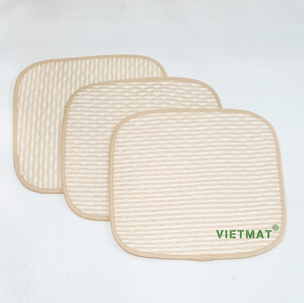 Mô tả 3 tấm lót chống thấm cho bé Vietmat kích thước 30x30cm lót mông mềm êm, siêu hút nước - 5