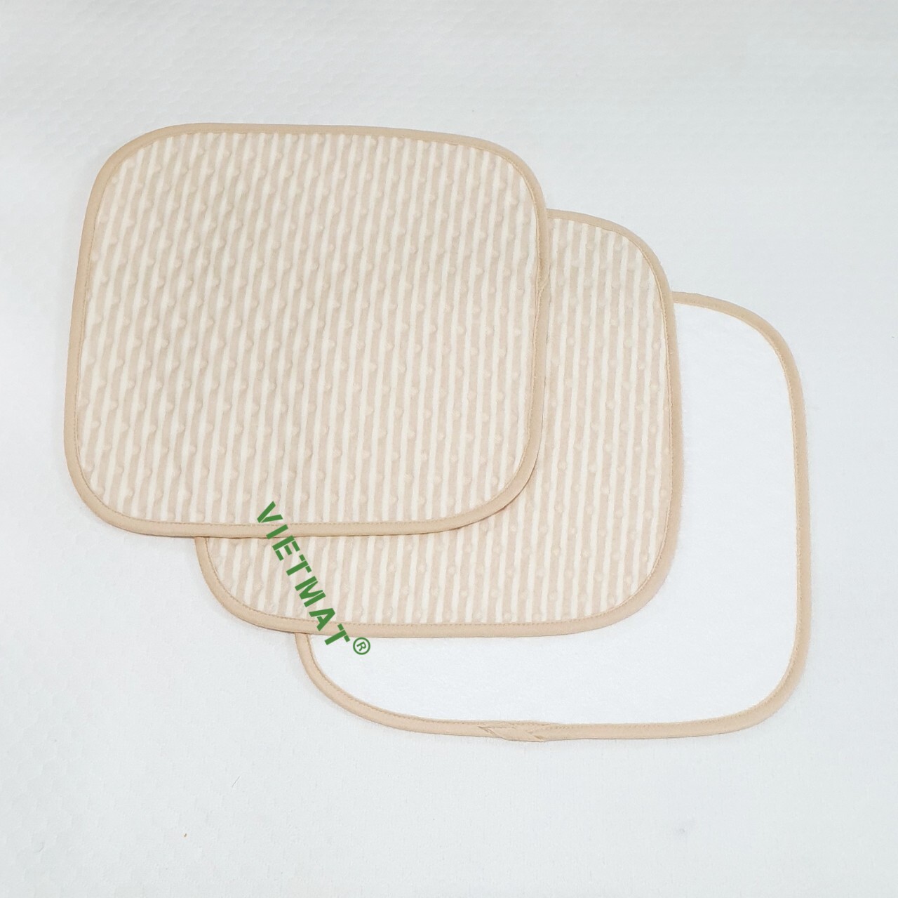 Mô tả 3 tấm lót chống thấm cho bé Vietmat kích thước 30x30cm lót mông mềm êm, siêu hút nước - 7